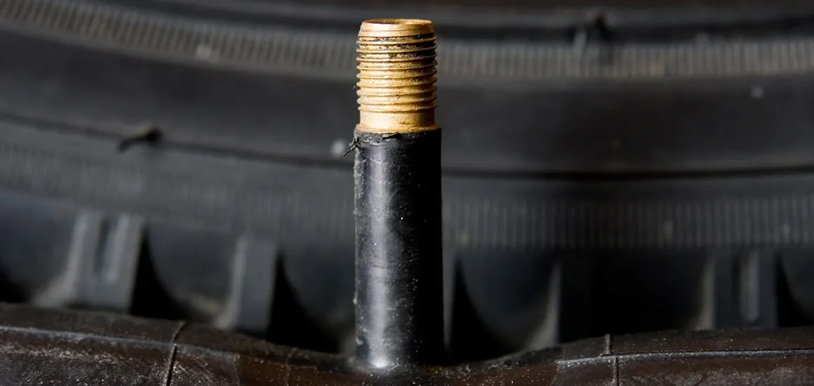 Rubber valve stem