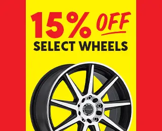 Save 15% on Select Wheels