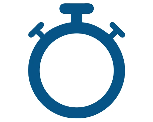 Blue Stopwatch Icon