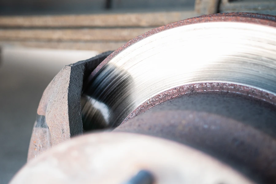 Brake rotor close-up image