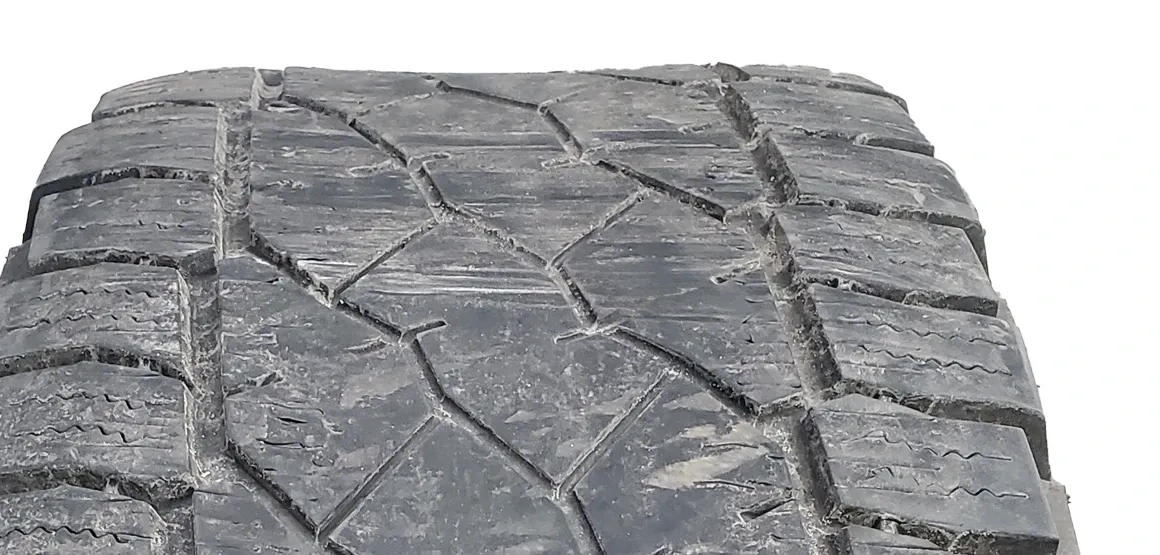 Tire tread close-up