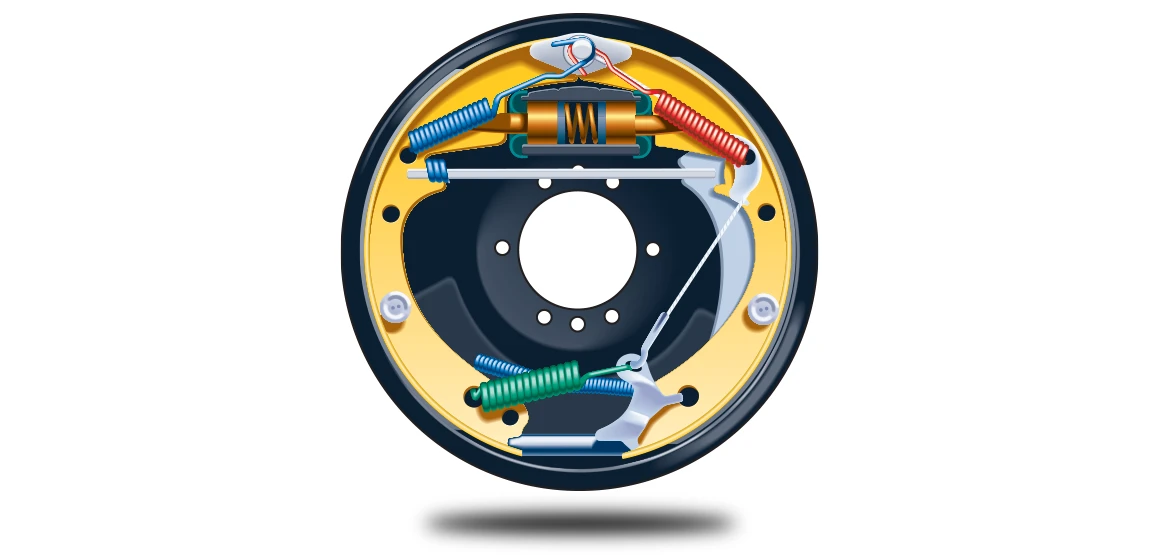 Drum brake diagram