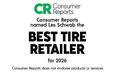 Consumer Reports named Les Schwab Tire the Best Tire Retailer for 2026