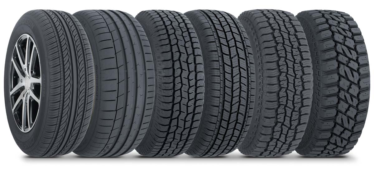 Les Schwab tire lineup