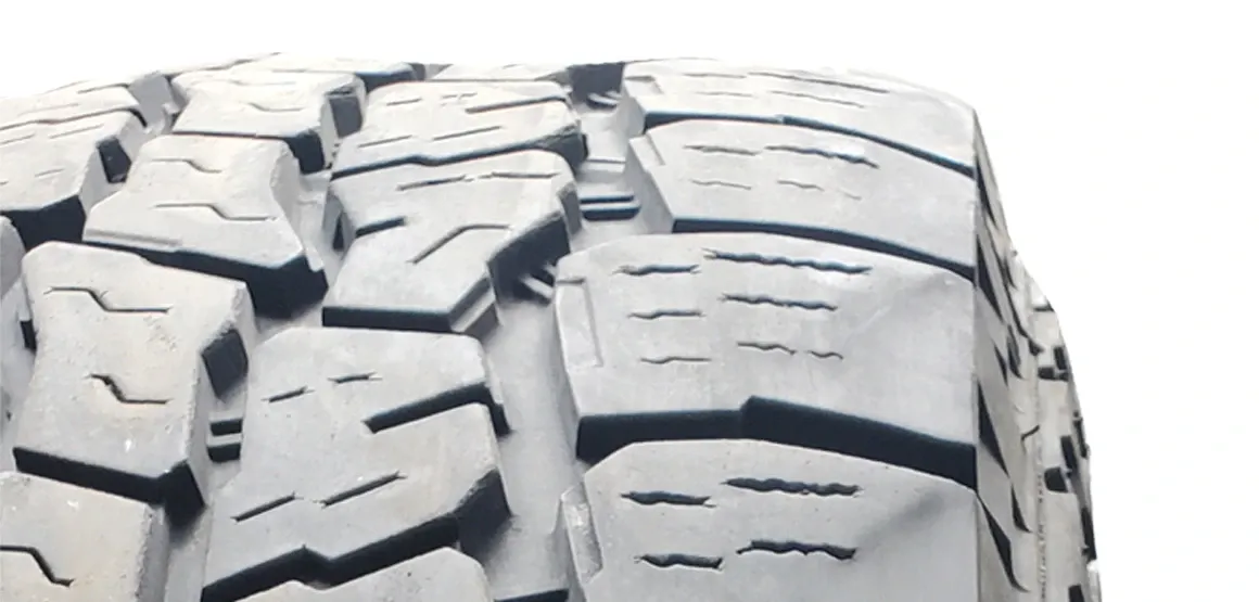 Tire tread close-up