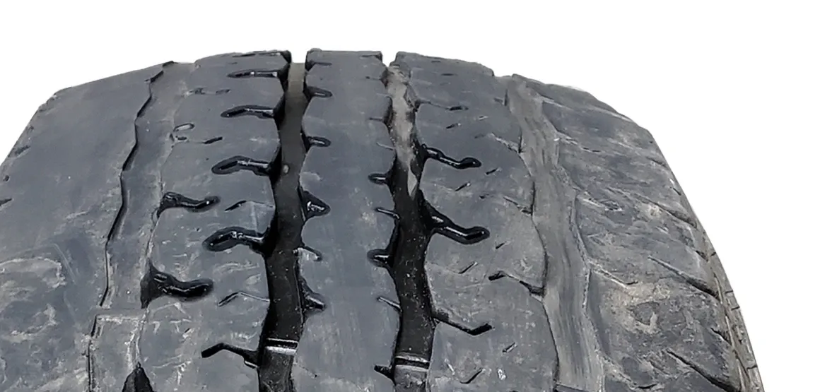 Tire tread close-up